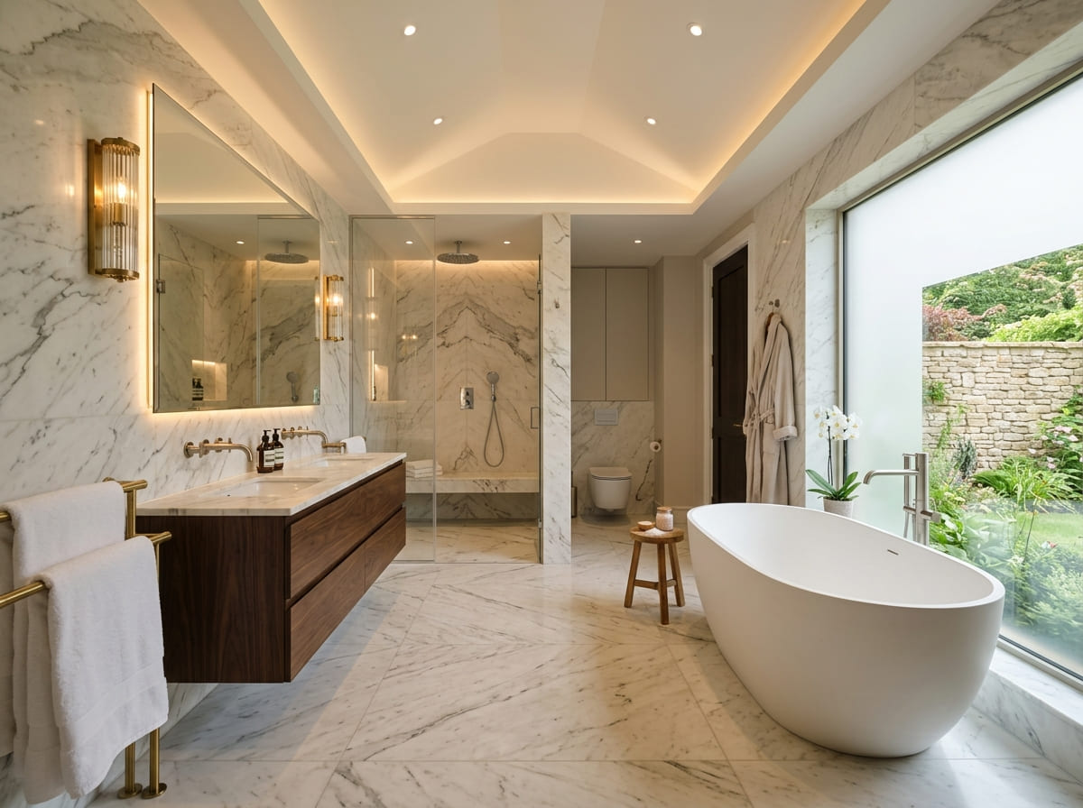 Custom Bathroom Renovation in Rhome